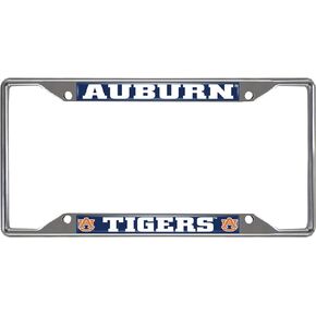 FANMATS NCAA Unisex-Adult Chrome Metal License Plate Frame