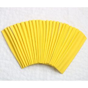 عصابات رأس رياضية لليوجا، عبوة من 24 قطعة، عصابة رأس رياضية ناعمة وقابلة للتمدد للتمرين في صالة الألعاب الرياضية واللياقة البدنية (أصفر) in Kuwait