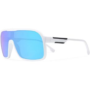 نظارات شمسية رياضية عصرية، نظارات شمسية نسائية من قطعة واحدة مقاومة للرياح للحماية من الأشعة فوق البنفسجية ونظارات شمسية رياضية مستقطبة in Kuwait