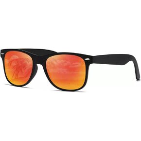 DEMIKOS Sunglasses Men Polarized Sunglasses for Womens Trendy Retro Mirror Lens for Driving Fishing UV400 Protection