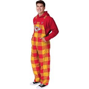 FOCO Men's NFL Team Logo Bib Overalls