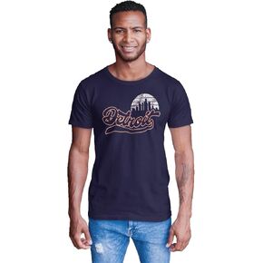 BROOKLYN VERTICAL Mens Baseball Sports Fan Short Sleeve T-Shirt with Chest Print| New York, Atlanta, St. Louis, Los Angeles in Kuwait