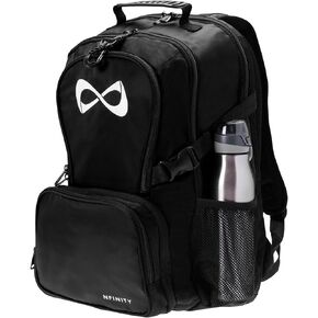 Black Classic Backpack - White Logo
