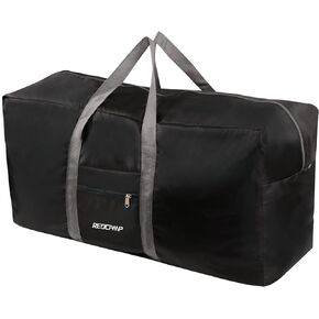 REDCAMP 100L Extra Large Duffle Bag, Water Resistant Lightweight Foldable Duffel Bag for Outdoor Camping, Black