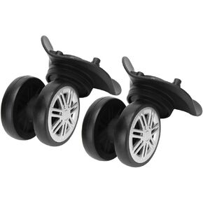 Romantic PresentDraw‑bar Box Wheel, Long Service Life Pressure Resistant Wear Resistant Suitcase Wheel, Double Row Large Wheel, Quite for Outdoor Trunk Trolley Case Suitcase
