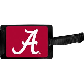Siskiyou Sports Unisex NCAA Alabama Crimson Tide Luggage Tag, Black, 3.25"