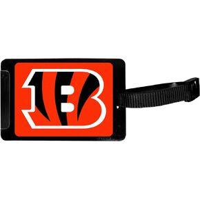 Siskiyou NFL Cincinnati Bengals Luggage Tag , Black , 3.25"