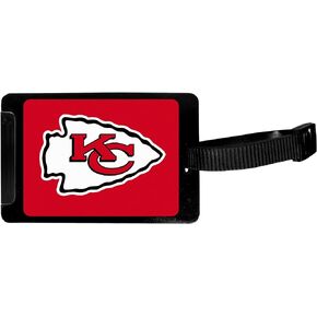 Siskiyou Sports Unisex NFL Kansas City Chiefs Luggage Tag, Black, 3.25"