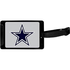 Siskiyou NFL Dallas Cowboys Luggage Tag , Black, 3.25"