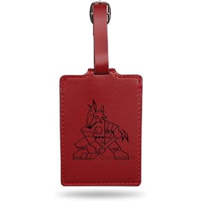 بطاقة الأمتعة من Rico Industries NHL Colorado Avalanche Maroon محفورة بالليزر - تتضمن بطاقة الهوية