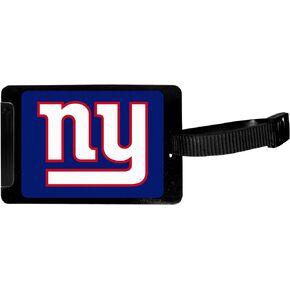 Siskiyou Sports Unisex NFL New York Giants Luggage Tag, Black, 3.25"