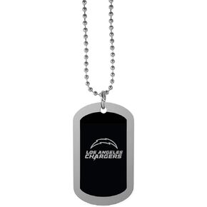 Siskiyou Sports NFL Fan Shop New Orleans Saints Chrome Tag Necklace 26 بوصة أسود