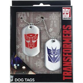 Transformers Autobot & Decepticon Logo Dog Tags