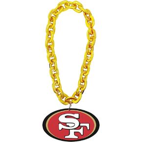 Aminco NFL San Francisco 49ers Team Fan Chain, Gold