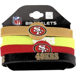أساور سيليكون من أمينكو NFL، 4 عبوات