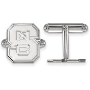 NC State Cufflinks (Sterling Silver)