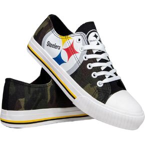FOCO Women's NFL Camo Low Top Canvas Sneakers Shoes in Kuwait