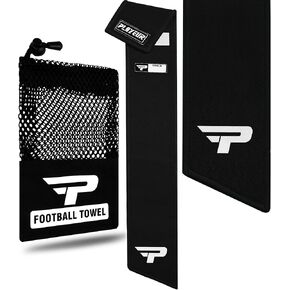 Every Play Counts. Play with Heart. Trust Our Football Towels for Unbeatable Grip & Clear Vision - Lightweight for All Your Sports Gear (Adult, Black) in Kuwait