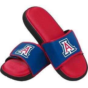 FOCO Mens NCAA College Team Logo Sport Shower Foam Slide Flip Flop Sandals