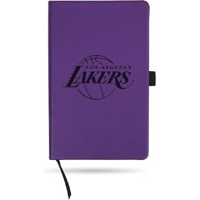 Rico Industries NBA Los Angeles Lakers Laser-Engraved Color Notepad, 5.25 x 8.25-inches