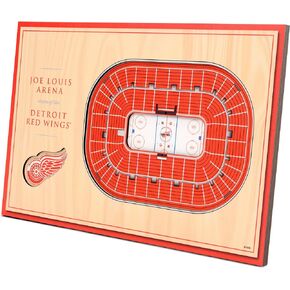 YouTheFan NHL Detroit Red Wings 3D StadiumViews Desktop Display - Joe Louis Arena