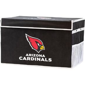 Franklin Sports NFL Storage Footlocker Bins - Large Folding Organizer Containers - NFL Team Office, Bedroom + Living Room Décor - Large + Small Bins