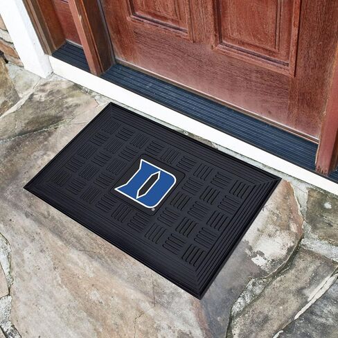 FANMATS 12100 Duke Blue Devils سجادة باب خارجية من الفينيل شديدة التحمل - 19.5 بوصة. × 31 بوصة. in Saudi Arabia