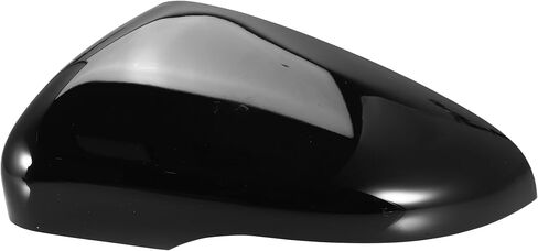 Left Rearview Mirror Cover Cap Side Door Mirror Cover for Volkswagen Golf 2010-2013 ABS Plastic Glossy Black in Saudi Arabia