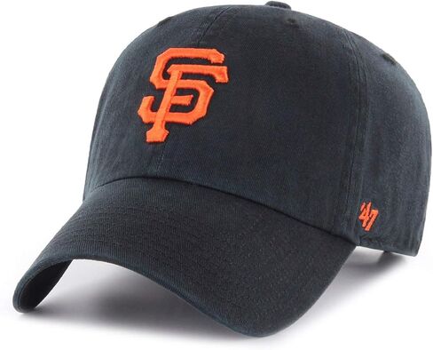 قبعة MLB San Francisco Giants '47 للتنظيف قابلة للتعديل، سوداء، مقاس واحد in Saudi Arabia