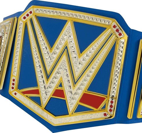 لقب بطولة Mattel WWE، حزام يشبه الجلد مع ميداليات وميزة قابلة للتعديل تناسب خصر الأطفال من سن 8 سنوات فما فوق in Kuwait