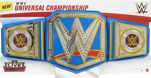 لقب بطولة Mattel WWE، حزام يشبه الجلد مع ميداليات وميزة قابلة للتعديل تناسب خصر الأطفال من سن 8 سنوات فما فوق in Kuwait