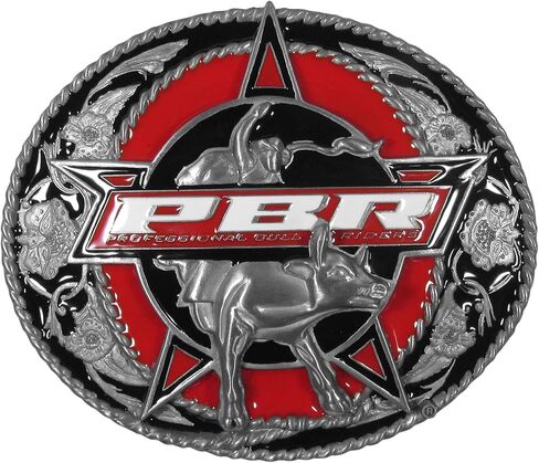 Siskiyou Sports Pro Bull Riders PBR Unisex Fan Shop Belt Buckle, Team Colors in Saudi Arabia