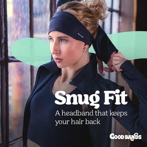 Sweatband for Men and Women - Unisex Headband That Wicks Moisture and Eliminates Excess Sweat - Running, Sports, Football, Triathlons, Construction, Yoga, Gym in Saudi Arabia