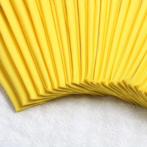 Yoga Sports Headbands,Pack of 24,Soft Elastic Stretchy Athletic Headband Workout Gym Sports Fitness Hair Bands in Kuwait