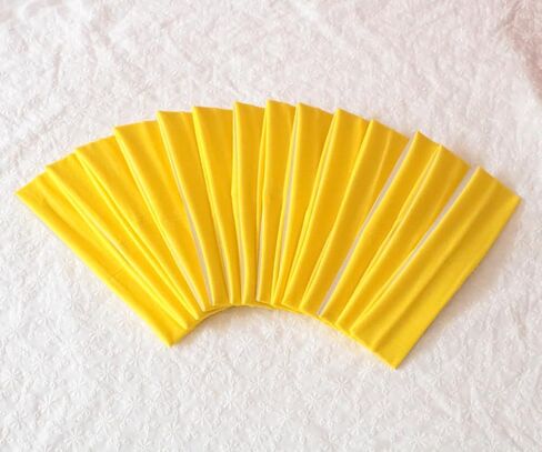 Yoga Sports Headbands,Pack of 24,Soft Elastic Stretchy Athletic Headband Workout Gym Sports Fitness Hair Bands in Kuwait