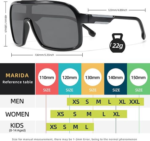 Sporty Fashion Sunglasses, One-piece Windproof Women Sunglasses UV Protection & Polarized Sports Sunglasses in Saudi Arabia