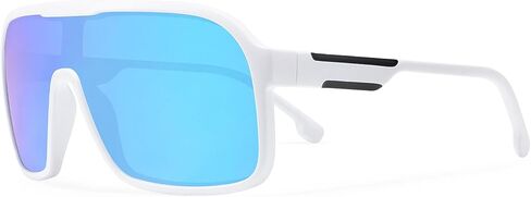 نظارات شمسية رياضية عصرية، نظارات شمسية نسائية من قطعة واحدة مقاومة للرياح للحماية من الأشعة فوق البنفسجية ونظارات شمسية رياضية مستقطبة in Kuwait