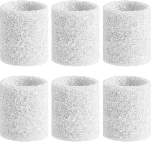 BEACE Sweatbands Sports Wristband for Men & Women - Moisture Wicking Athletic Cotton Terry Cloth Sweatband for Tennis, Basketball, Running, Gym, Working Out in Saudi Arabia