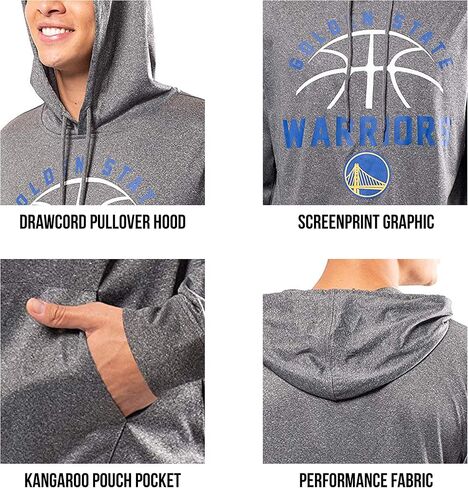 Ultra Game NBA Men’s Super Soft Lightweight Pullover Hoodie Sweatshirt in Saudi Arabia