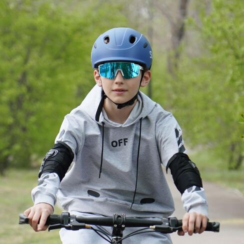 DUCO Polarized Kids Sunglasses Youth Sports Cycling Shades Lightweight Frame UV400 Child Boys Girls Baseball SunGlasses DK310 in Kuwait