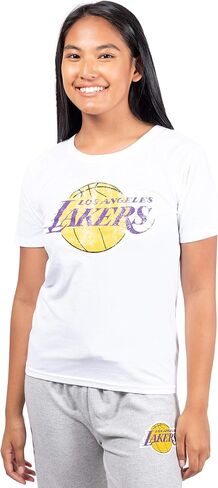 Ultra Game NBA Women's Soft Vintage Distressed Graphics T-Shirt in Saudi Arabia
