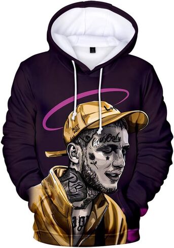 KPOP Rapper 3D Hoodie Love Printed Sport Hip Hop Sweatshirt Pocket Pullover Tops in Saudi Arabia
