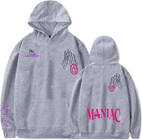 KPOP Straykids Hoodies MANIAC Concert Sweater Jisung Felix Hyunjin Merch Pullover for Women in Saudi Arabia