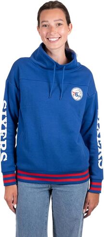 Ultra Game NBA Women's Super Soft Pullover Hoodie Funnel Sweatshirt in Kuwait