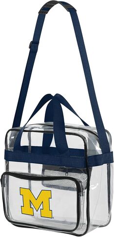 FOCO NCAA Team Logo Clear See Through Stadium High End Messenger Bag in Saudi Arabia