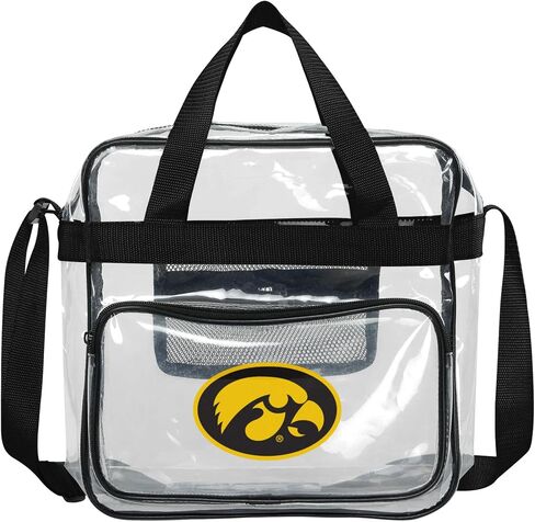 FOCO NCAA Team Logo Clear See Through Stadium High End Messenger Bag in Saudi Arabia