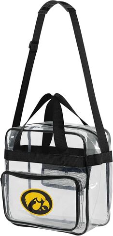 FOCO NCAA Team Logo Clear See Through Stadium High End Messenger Bag in Saudi Arabia