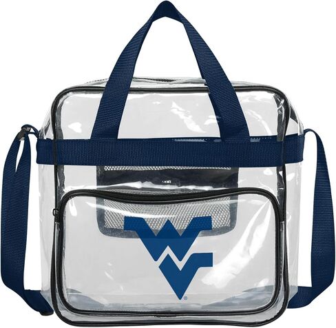 FOCO NCAA Team Logo Clear See Through Stadium High End Messenger Bag in Saudi Arabia