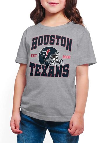 Junk Food Clothing x NFL - Team Helmet - Kids Short Sleeve Fan Shirt for Boys and Girls - Officially Licensed NFL Apparel in Saudi Arabia