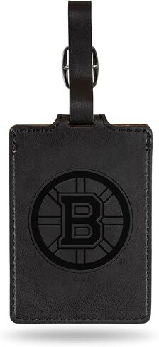 Rico Industries NHL Colorado Avalanche Maroon Laser Engraved Ultra Suede Luggage Tag - Includes ID Card in Kuwait